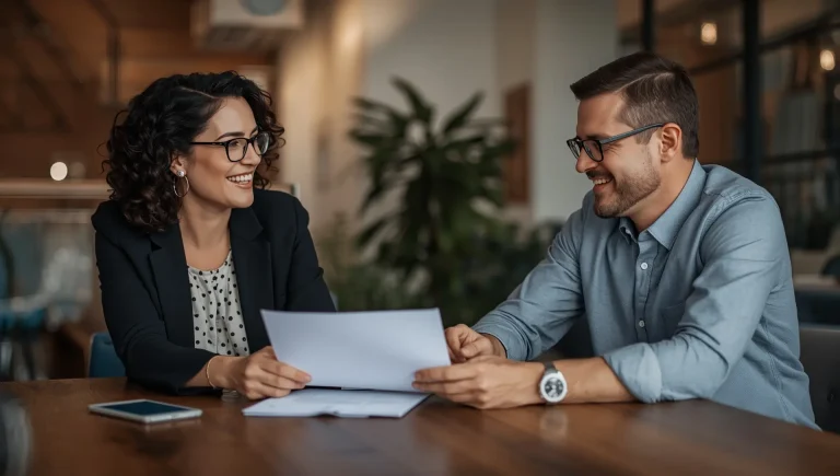 two missoula marketing professionals discussing strategy